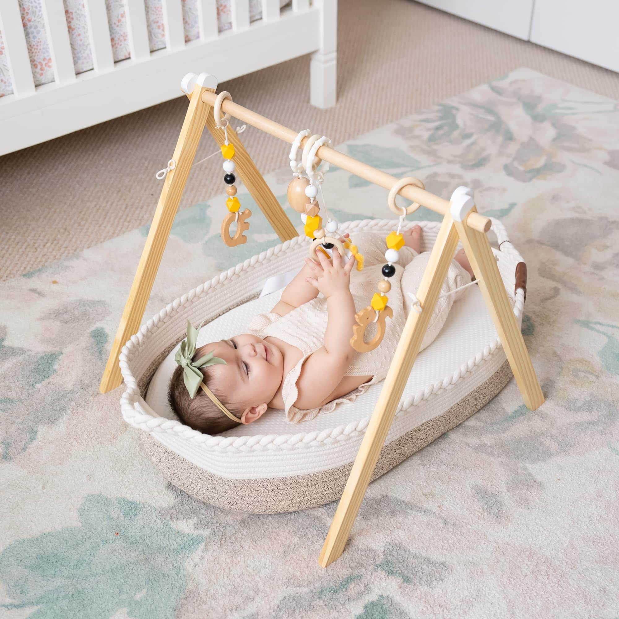 XL Set de Canasta Cambiadora Reforzada para Bebés con Caddy - Imagen 9