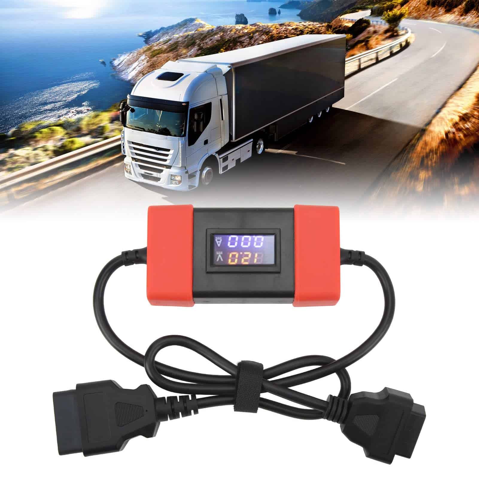 Adaptador de Cable Escáner Diagnóstico de Camiones OBD2 - Imagen 7