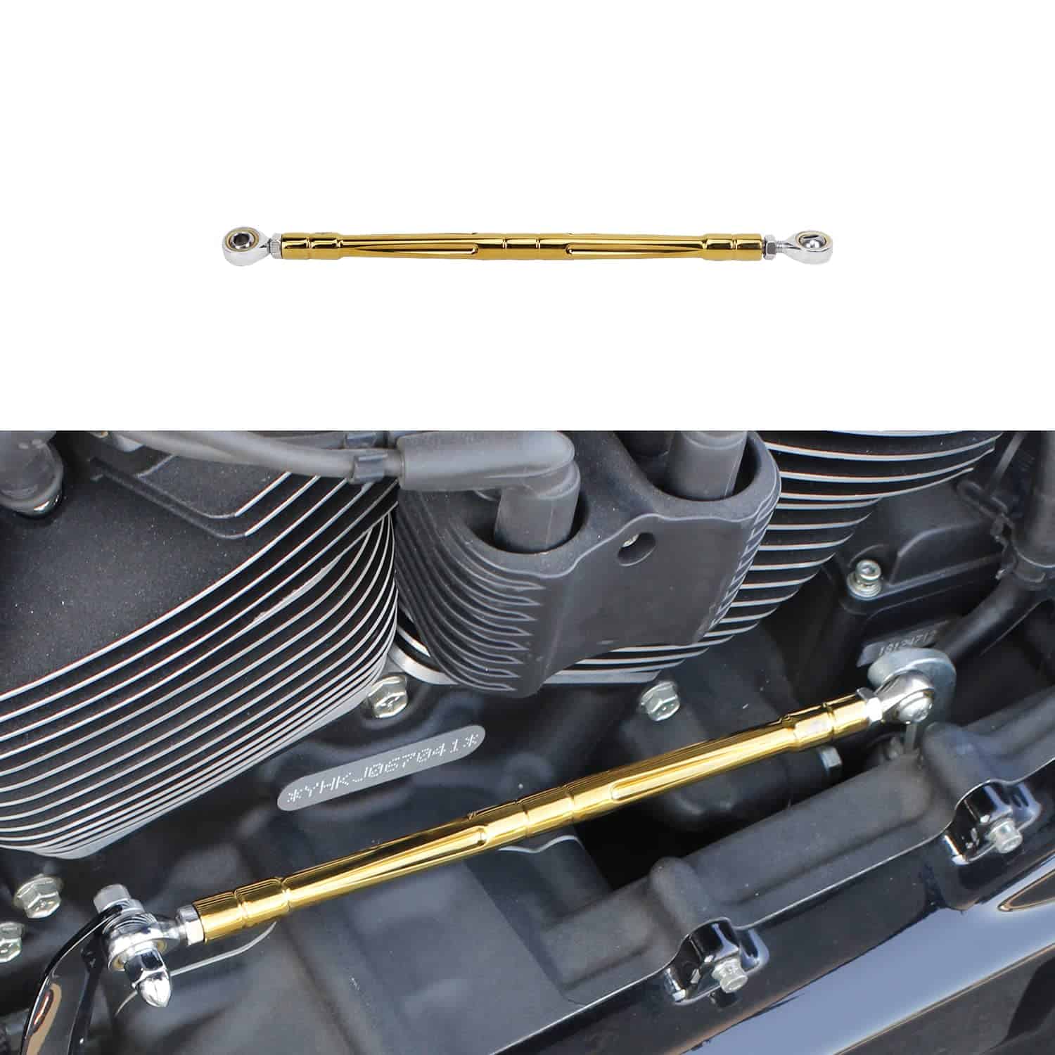 Varilla de Enlace de Cambio POWER JAMES Dorada para