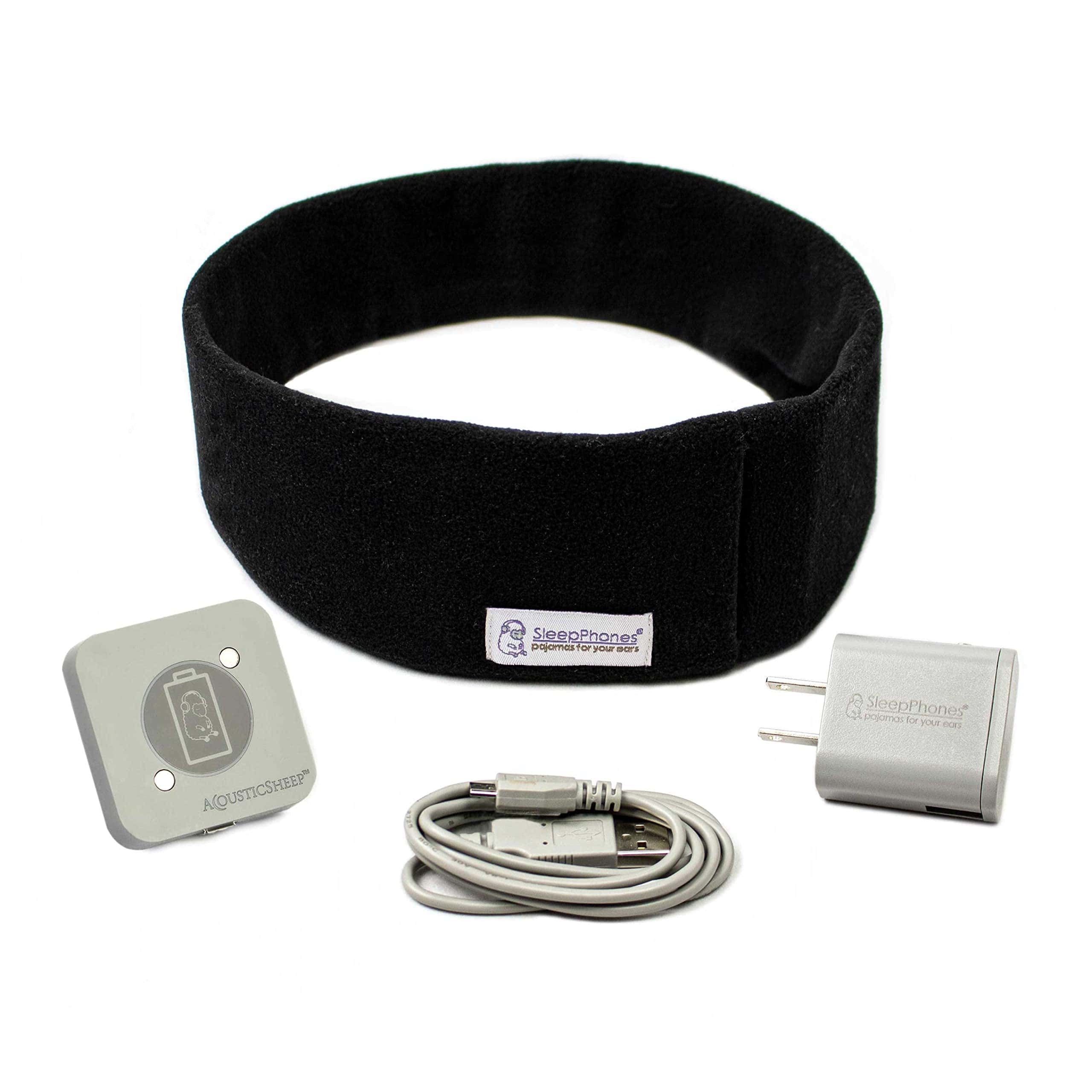 SleepPhones Effortless V8 Auriculares -Negro Medianoche - Te