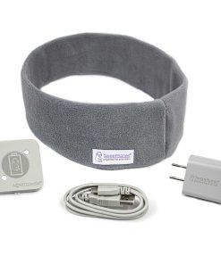 SleepPhones Effortless V8 Audífonos -Gris Suave - Tela de Fe