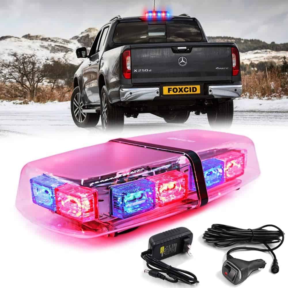 FOXCID 12" Luces de emergencia inalámbricas de 36 LED para