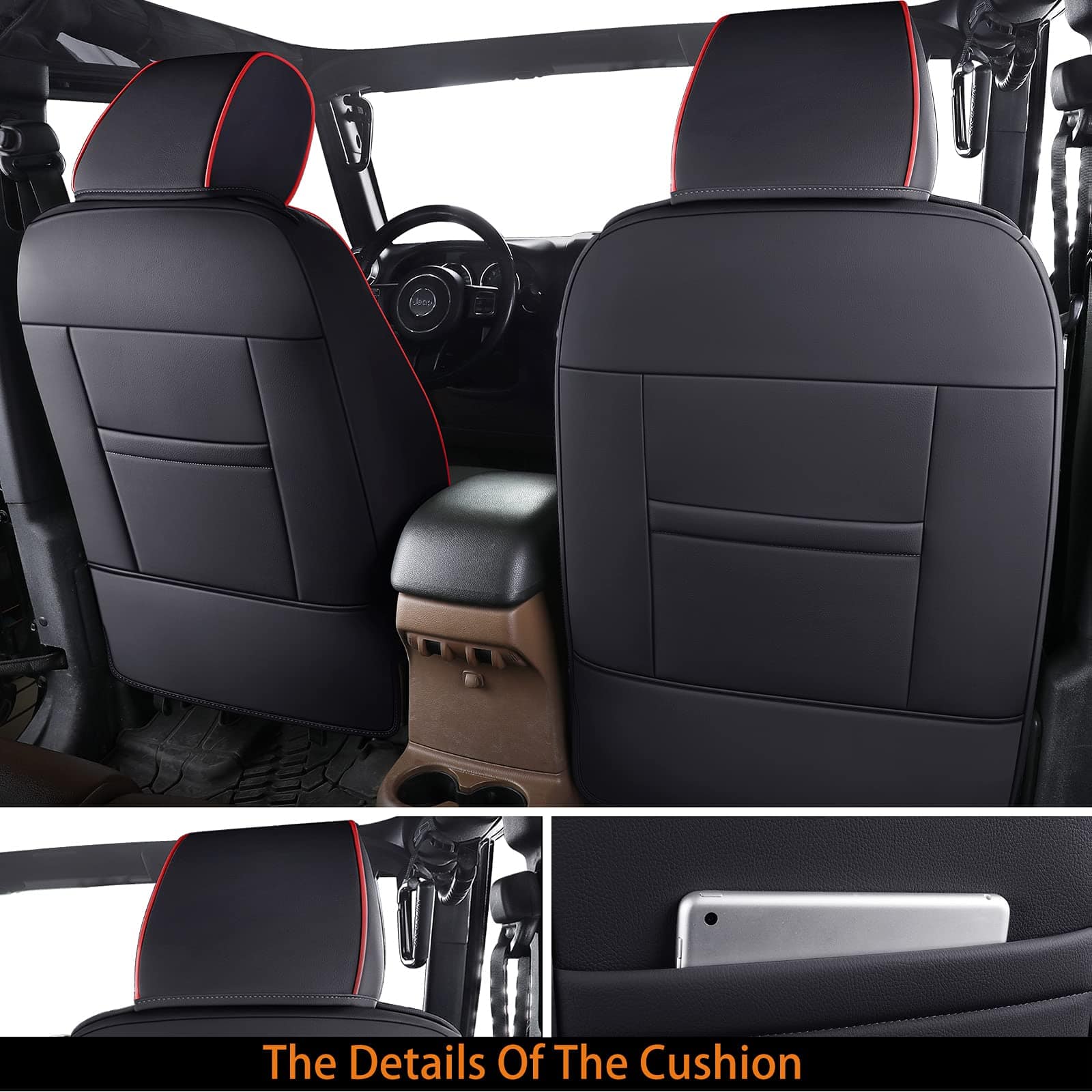 Cubiertas de Asiento Coverado para Jeep Wrangler JK JL de 4 - Imagen 3
