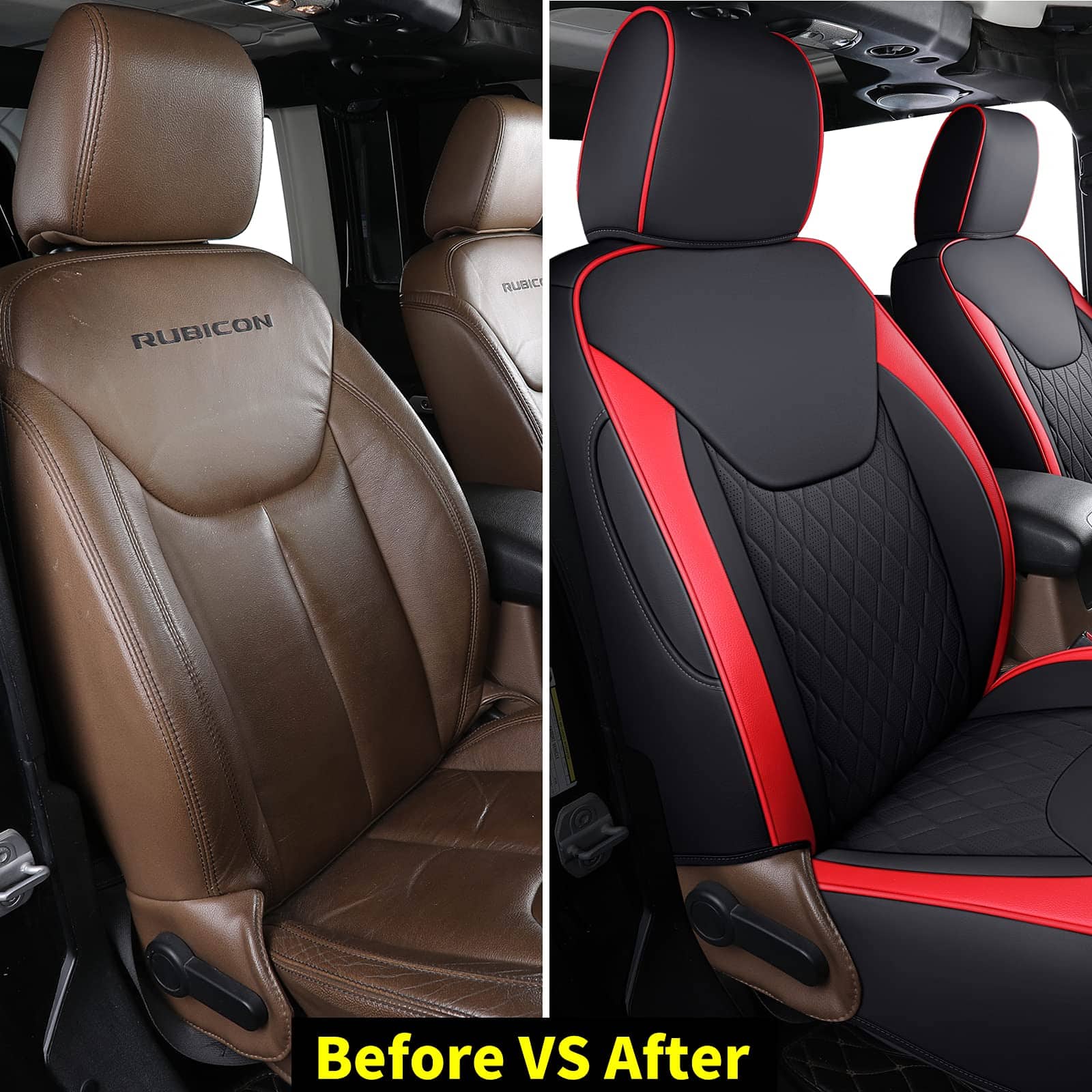 Cubiertas de Asiento Coverado para Jeep Wrangler JK JL de 4 - Imagen 6