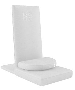 Silla de Meditación Plegable Mindful Modern -Blanco Clásico