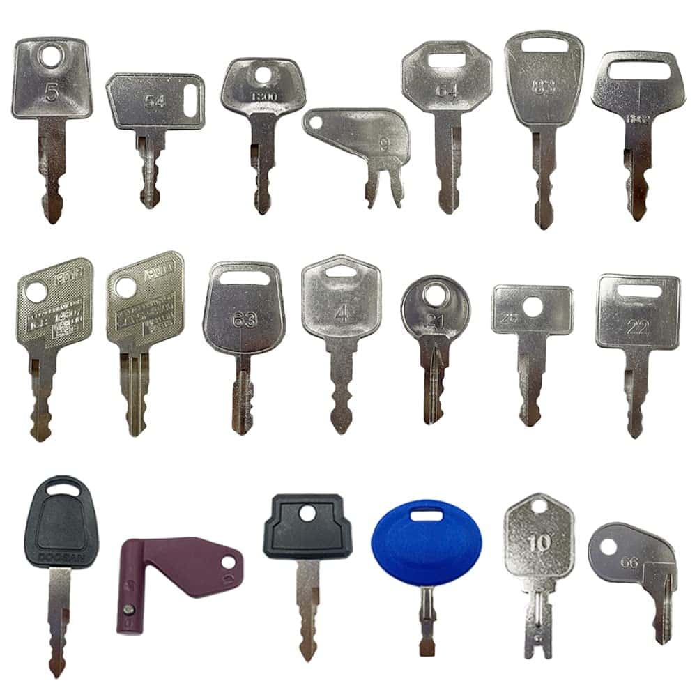 58 Pcs Conjunto de Llaves de Encendido para Equipos Pesados - Imagen 3