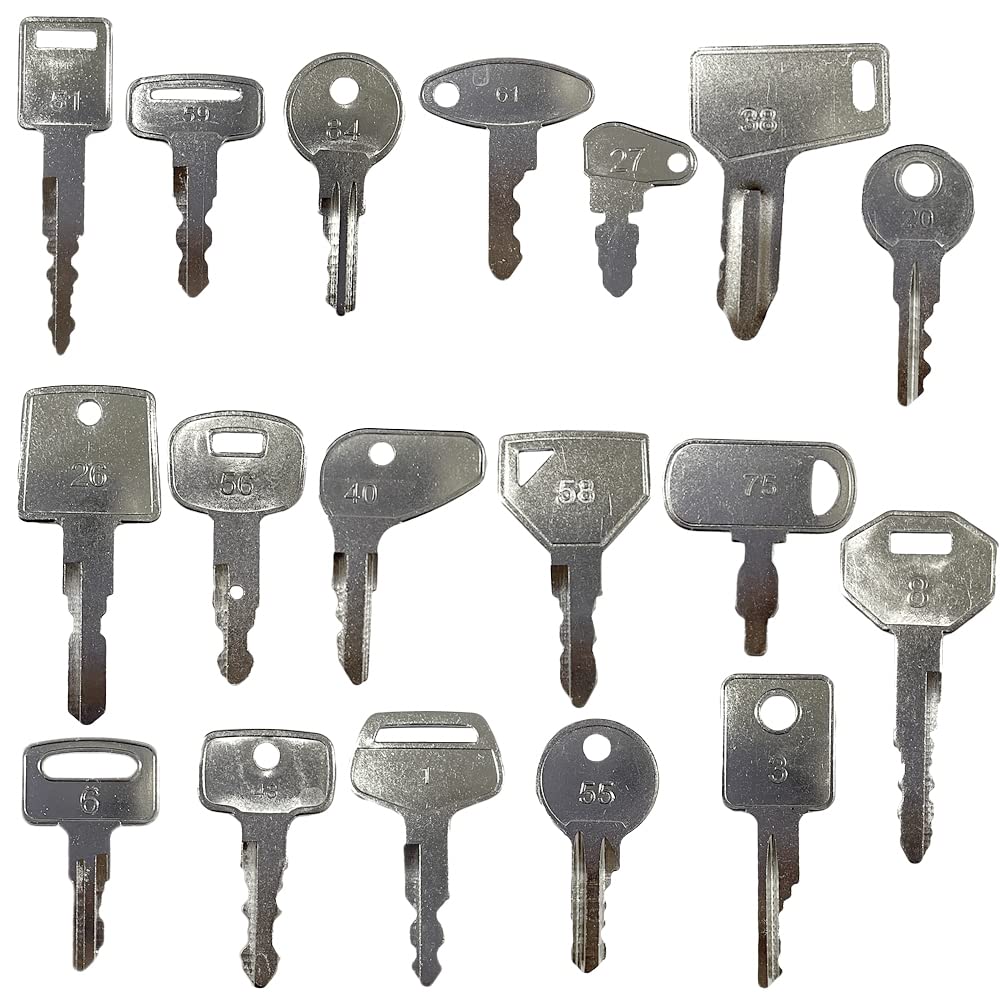 58 Pcs Conjunto de Llaves de Encendido para Equipos Pesados - Imagen 5