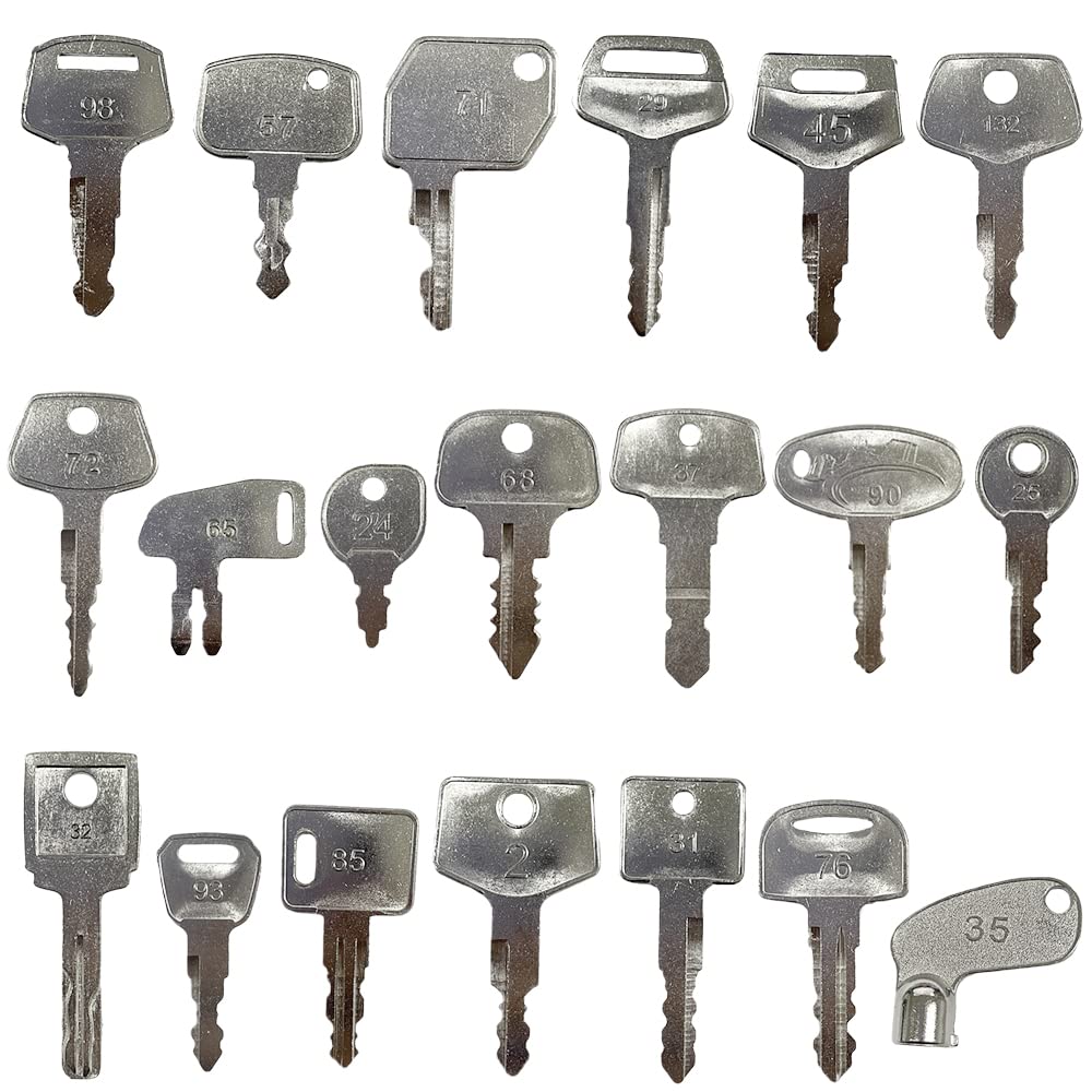 58 Pcs Conjunto de Llaves de Encendido para Equipos Pesados - Imagen 4