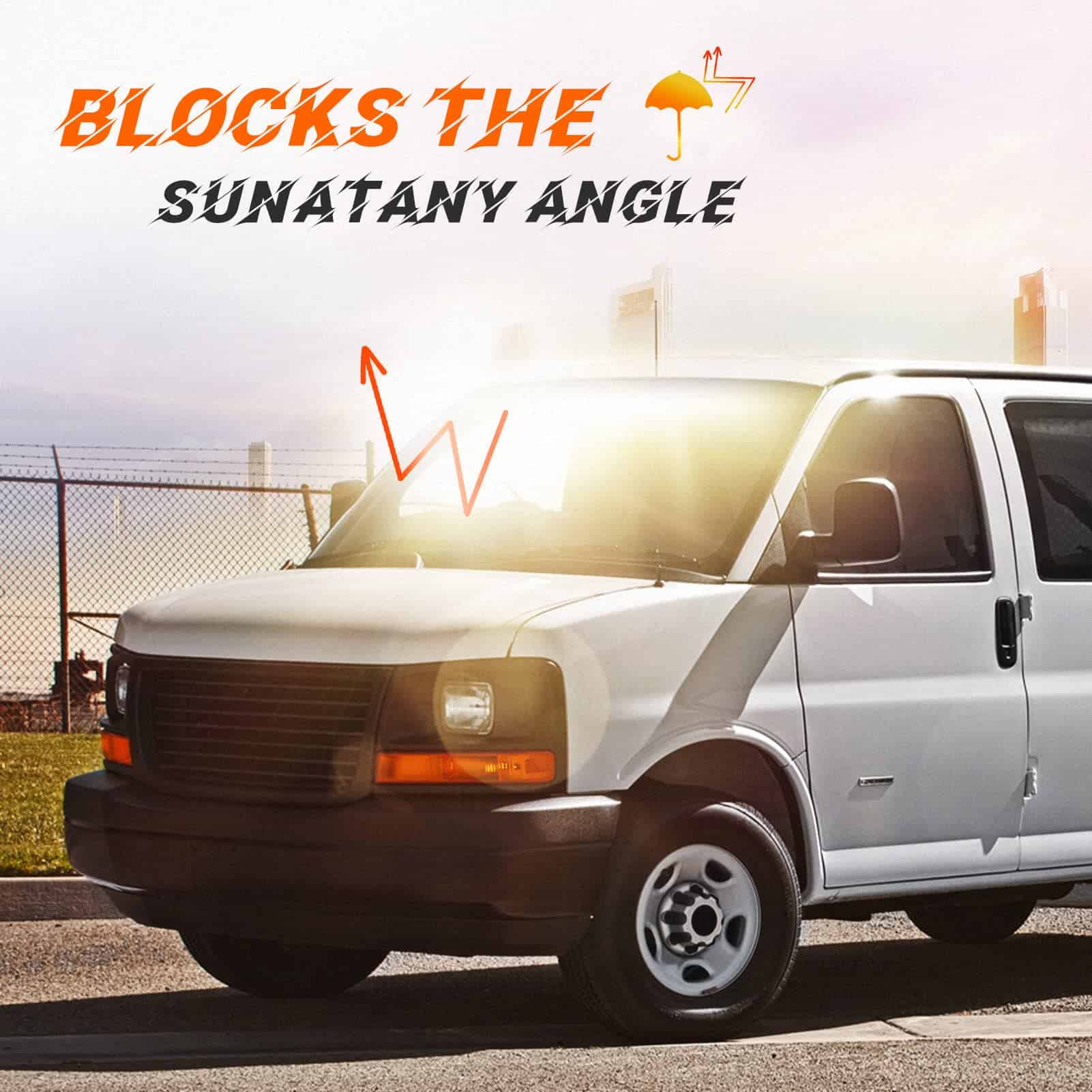 Visera Solar para Ford E150 E250 E350 Super Duty 2009-2014, - Imagen 6