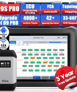 XTOOL D9S PRO Programación ECU y Codificación Automotriz:
