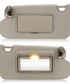 Visera de Sol Izquierda y Derecha con Luz de Tocador para