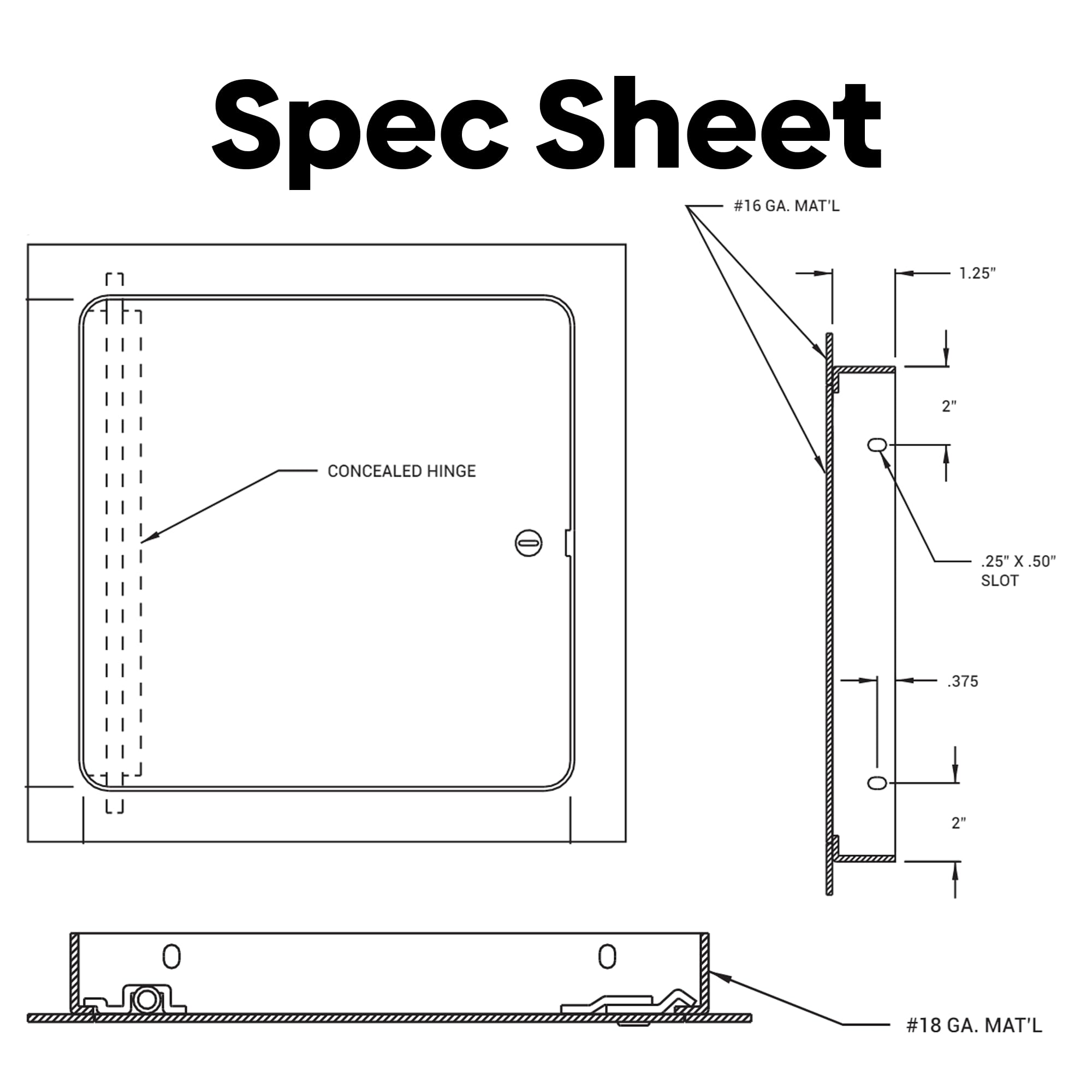 Mejor Panel de Acceso Metálico Universal de 18 x 24 - Imagen 9