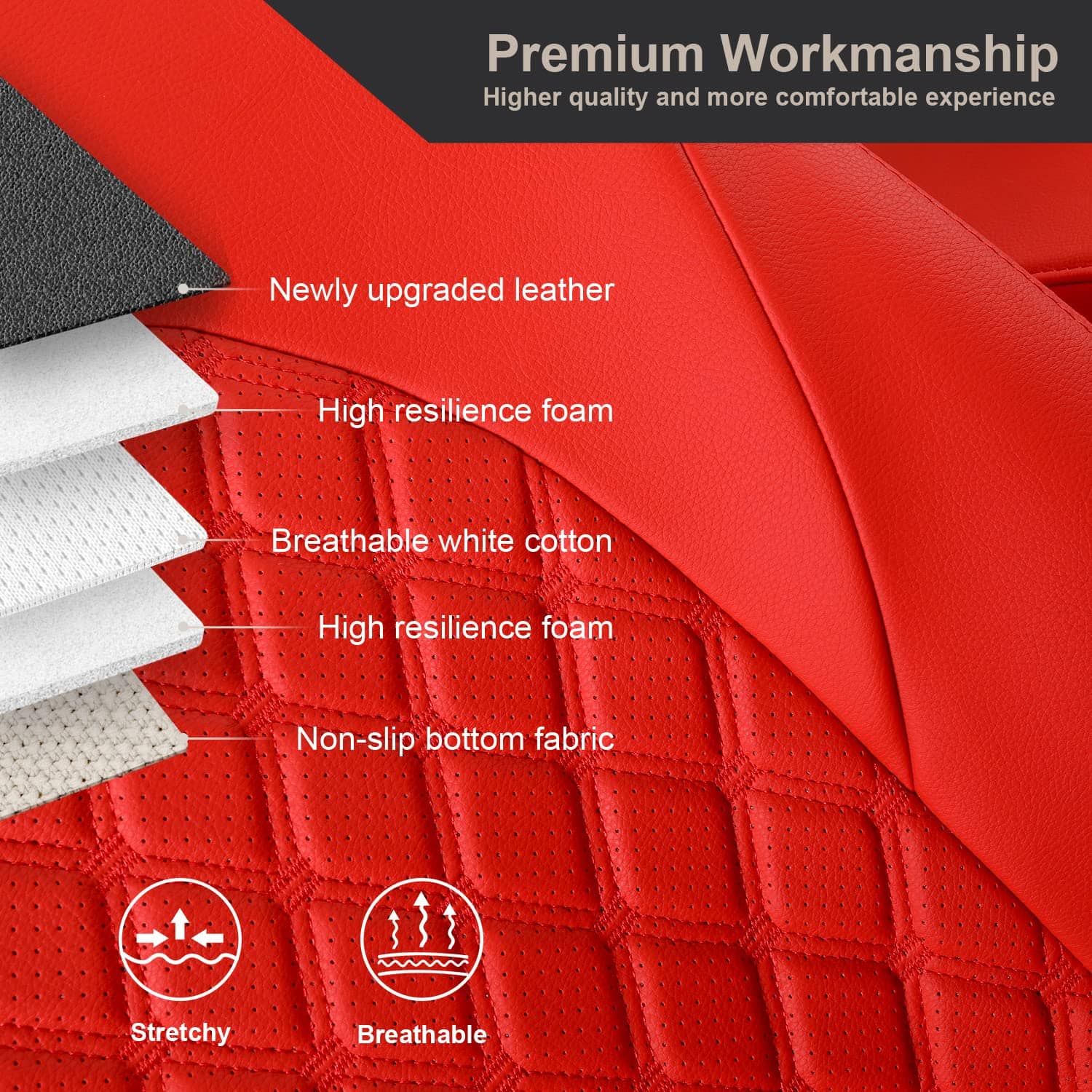 Fundas de asiento personalizadas GIANT PANDA Fit para - Imagen 7