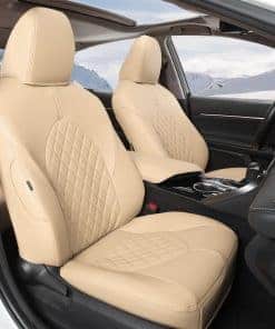 Cubiertas de asiento de coche personalizadas -Beige