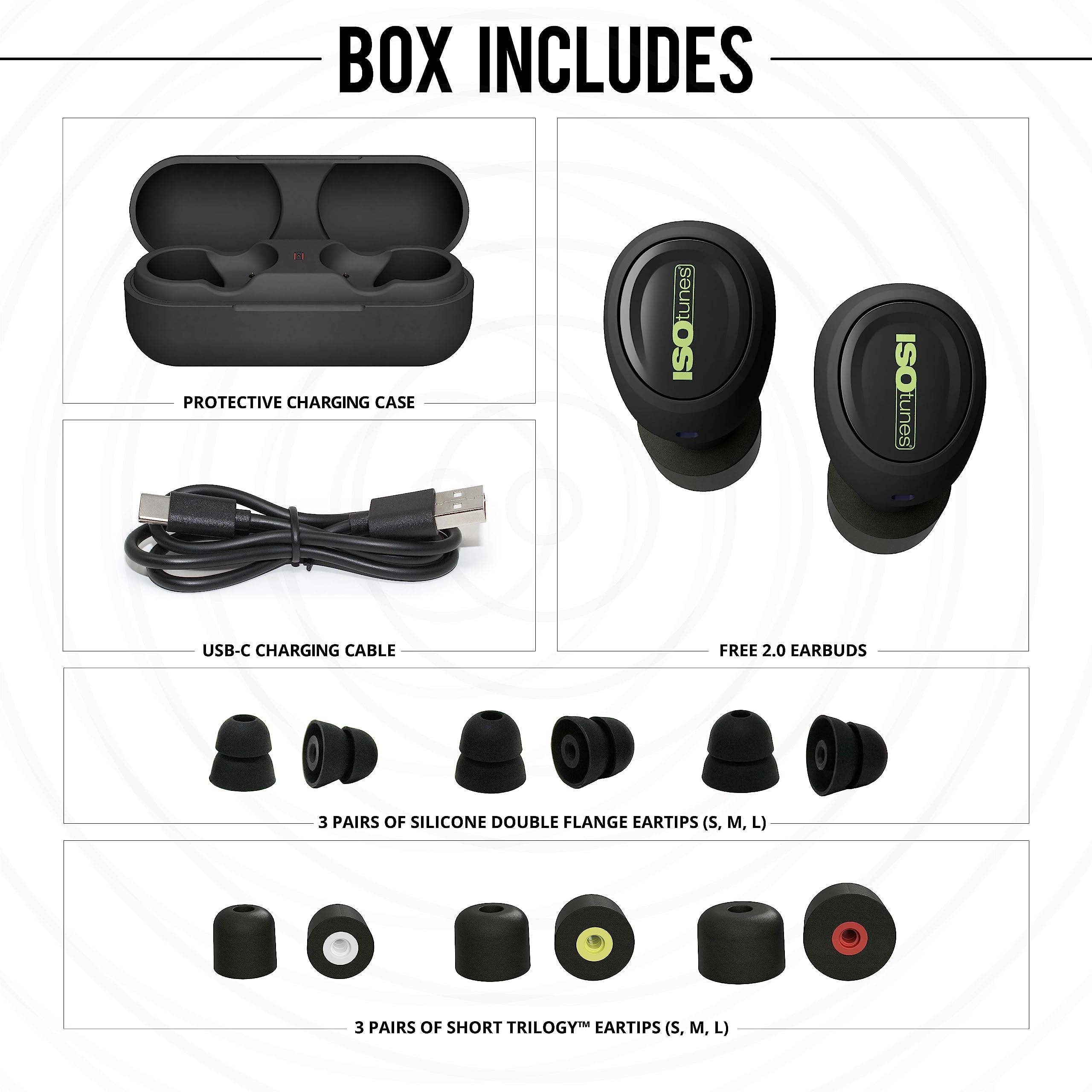 ISOtunes Free 2.0 True Wireless Earbuds: Mejorado con una - Imagen 6