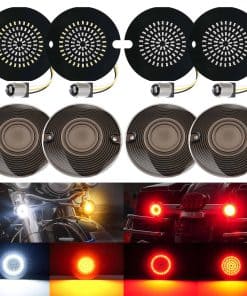 ANONEMOTO 2024 Brillo 3 1/4" Luces LED de Señal de Giro