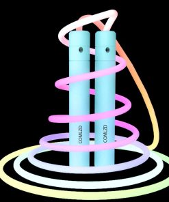 COMLZD Cuerda para Saltar con Luces LED para Niños, Arco