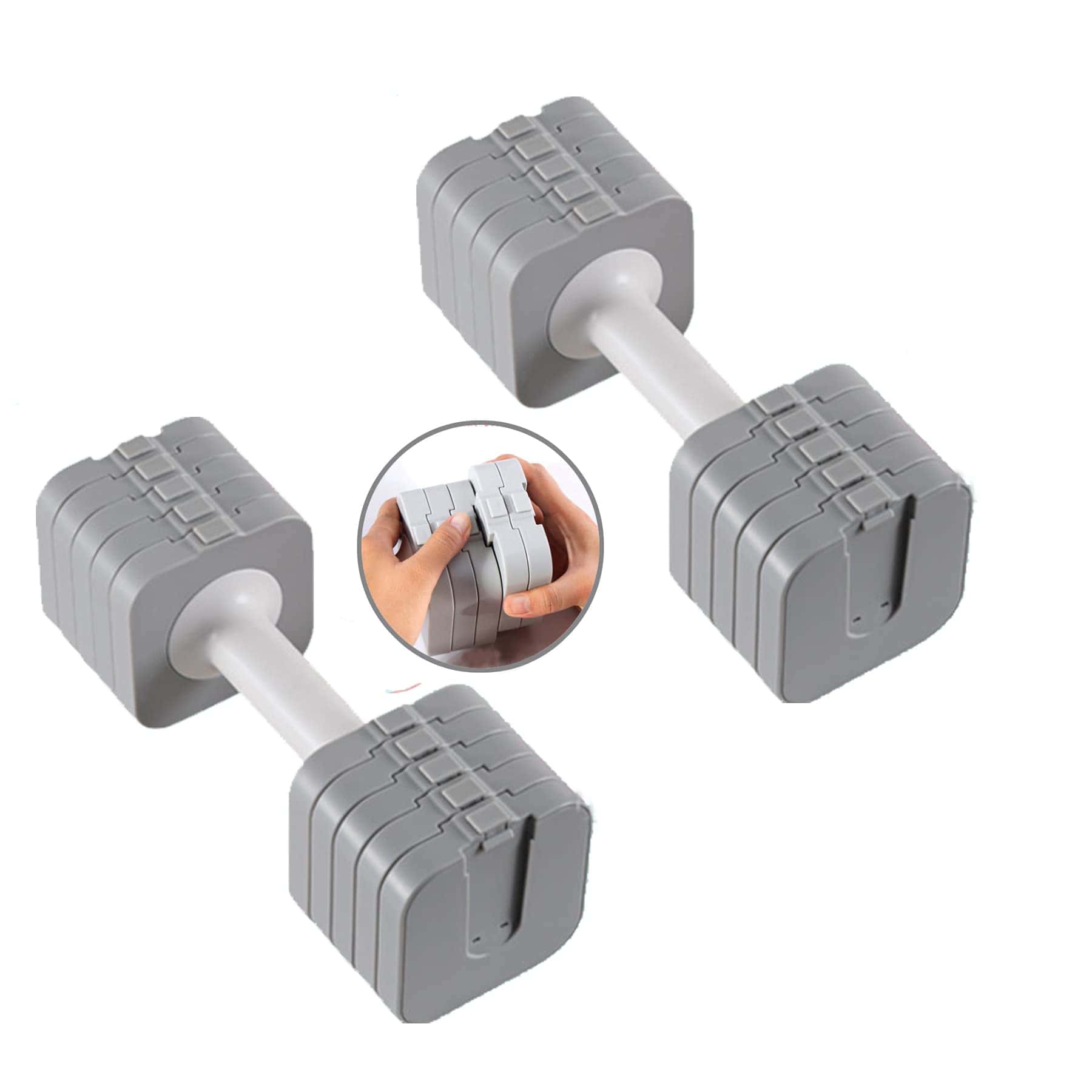 Juego de Mancuernas Ajustables Inteligentes para Mujeres 22