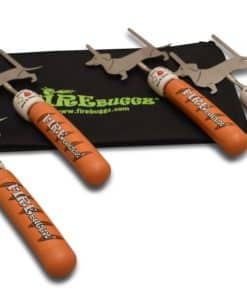 FIREBUGGZ Smores Skewers - Pinchos telescópicos para asar