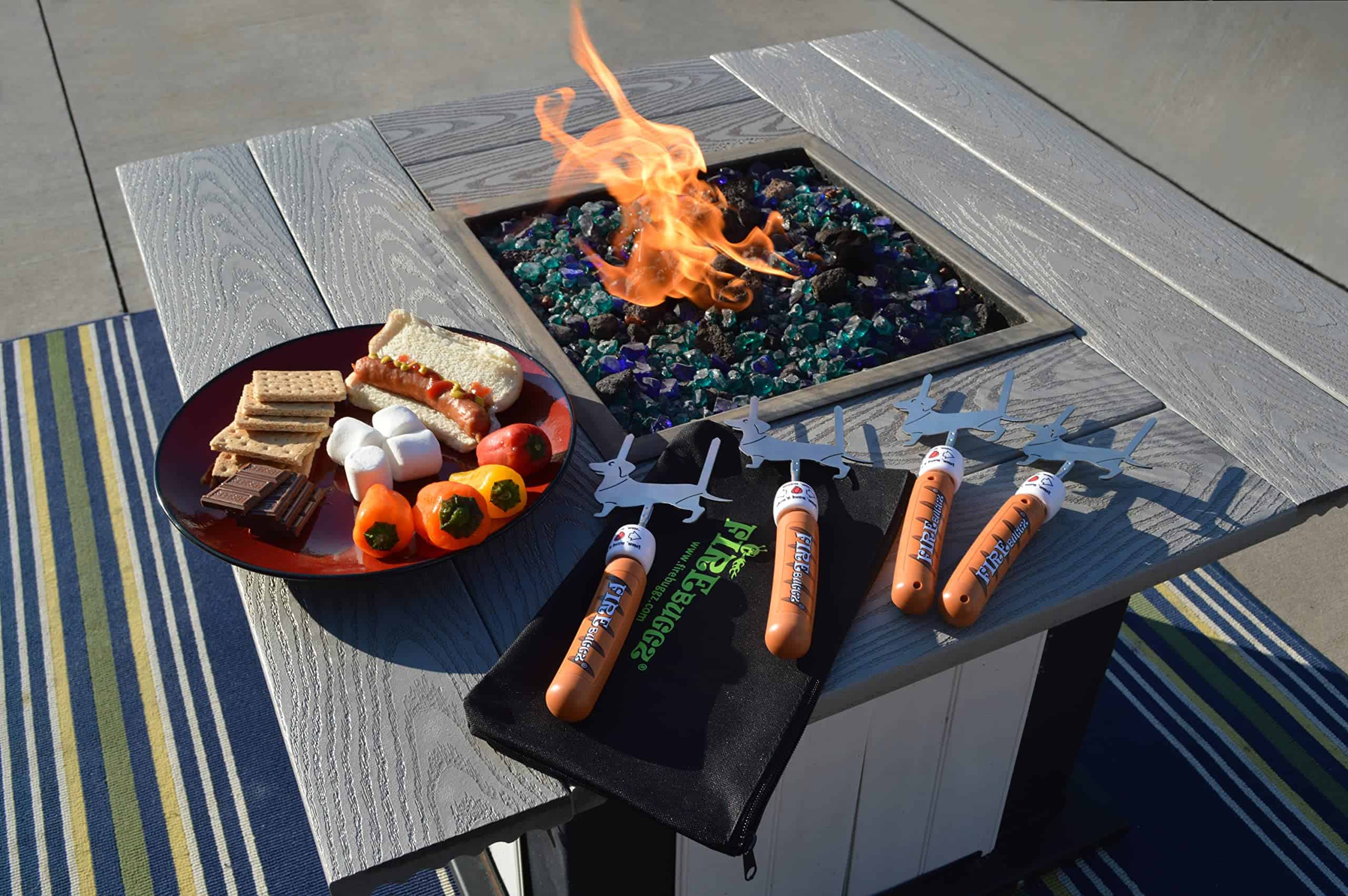 FIREBUGGZ Smores Skewers - Pinchos telescópicos para asar - Imagen 5