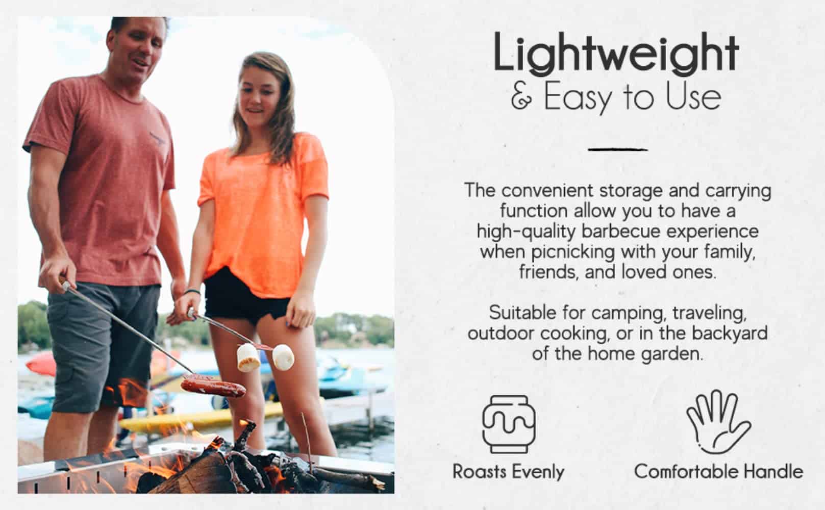 FIREBUGGZ Espátulas para Asar S'mores - Varillas - Imagen 5