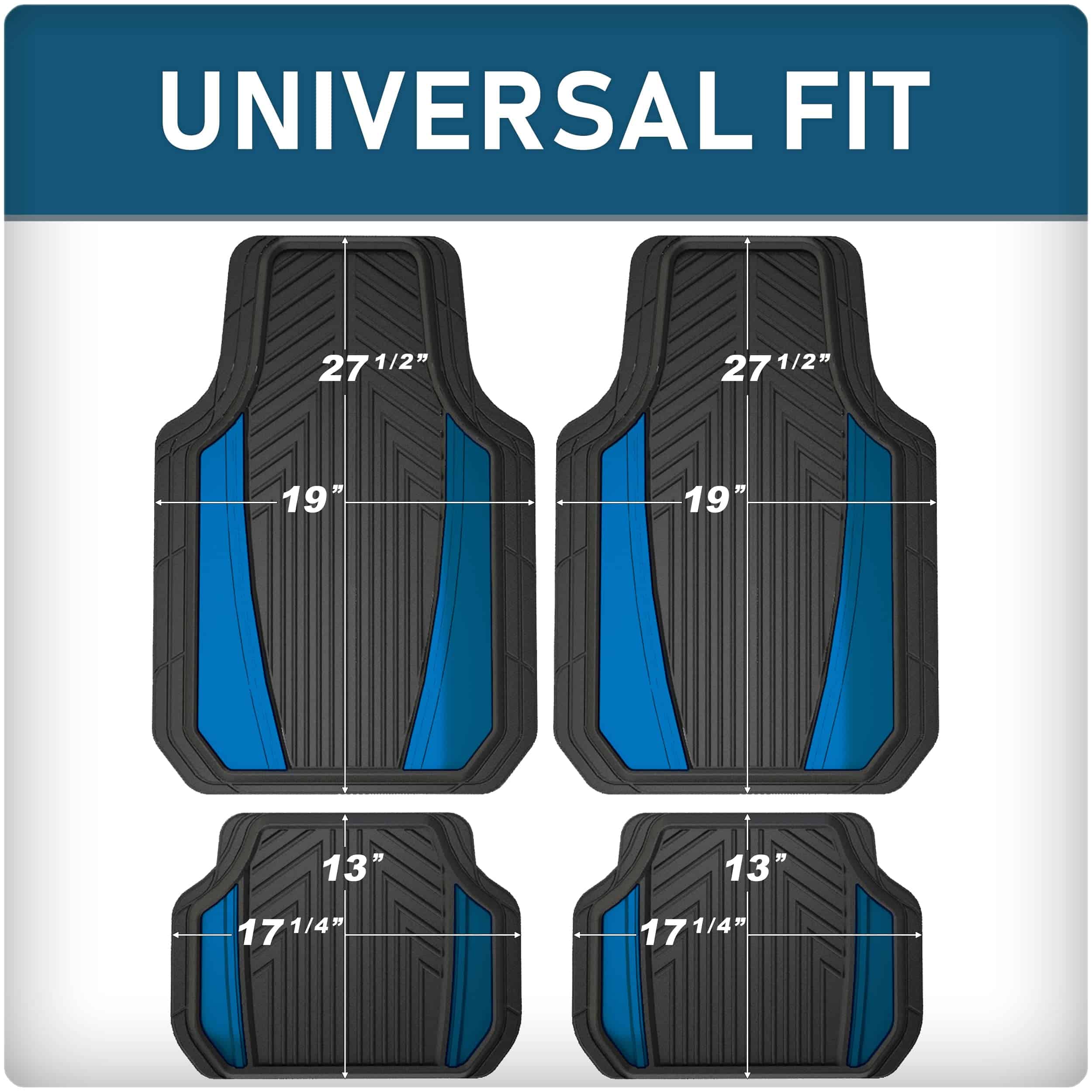 Juego de 4 Tapetes Deportivos Anodizados a la Medida, - Imagen 3