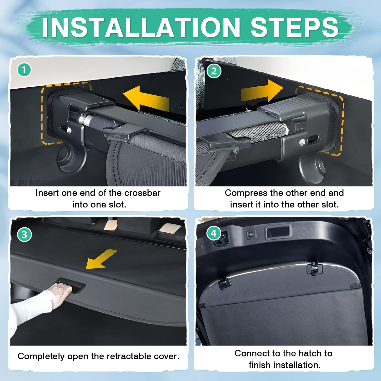 Cubierta de Carga Compatible con Mazda CX-5 2013-2016 - Imagen 7