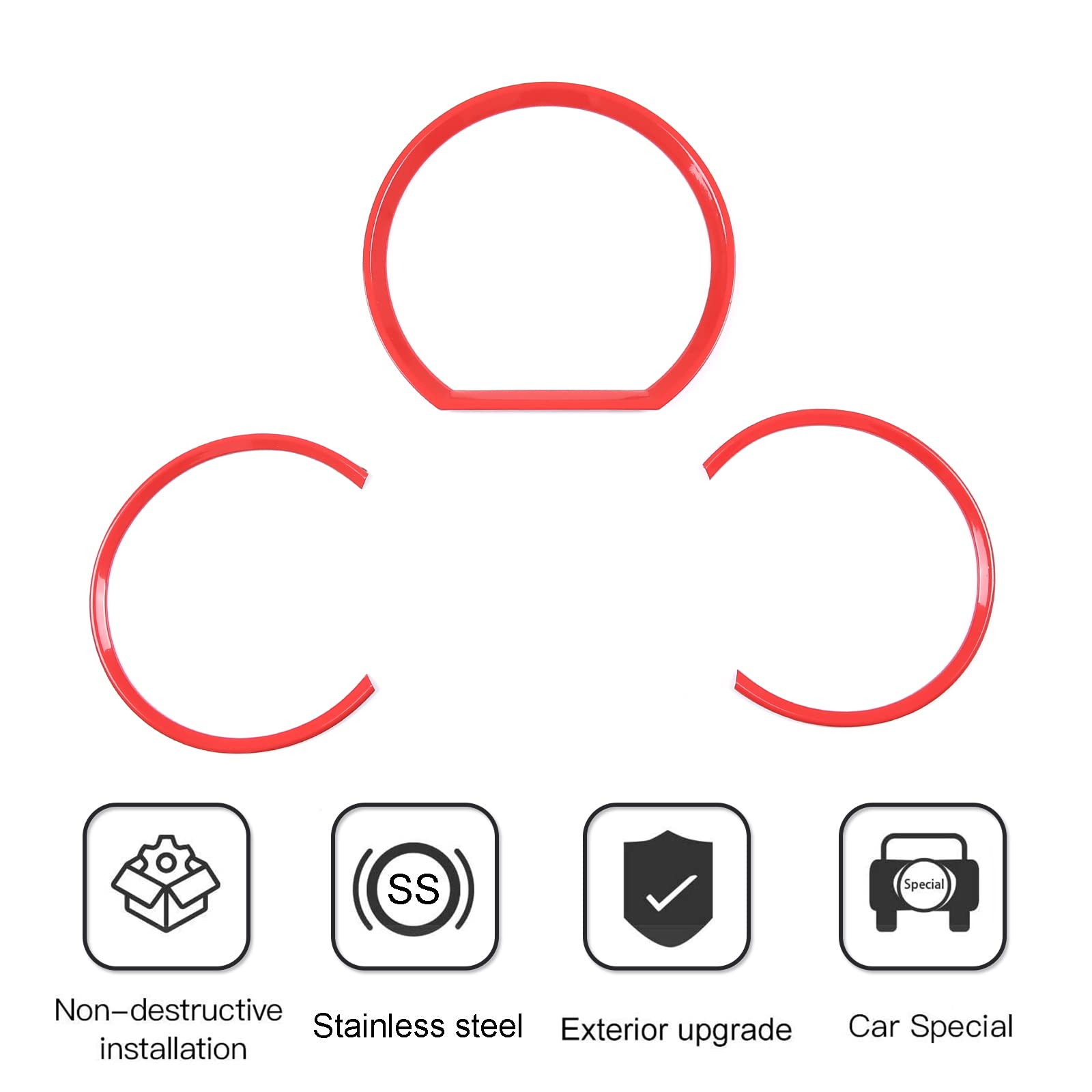 Anillo decorativo para panel de instrumentos de automóvil - Imagen 4