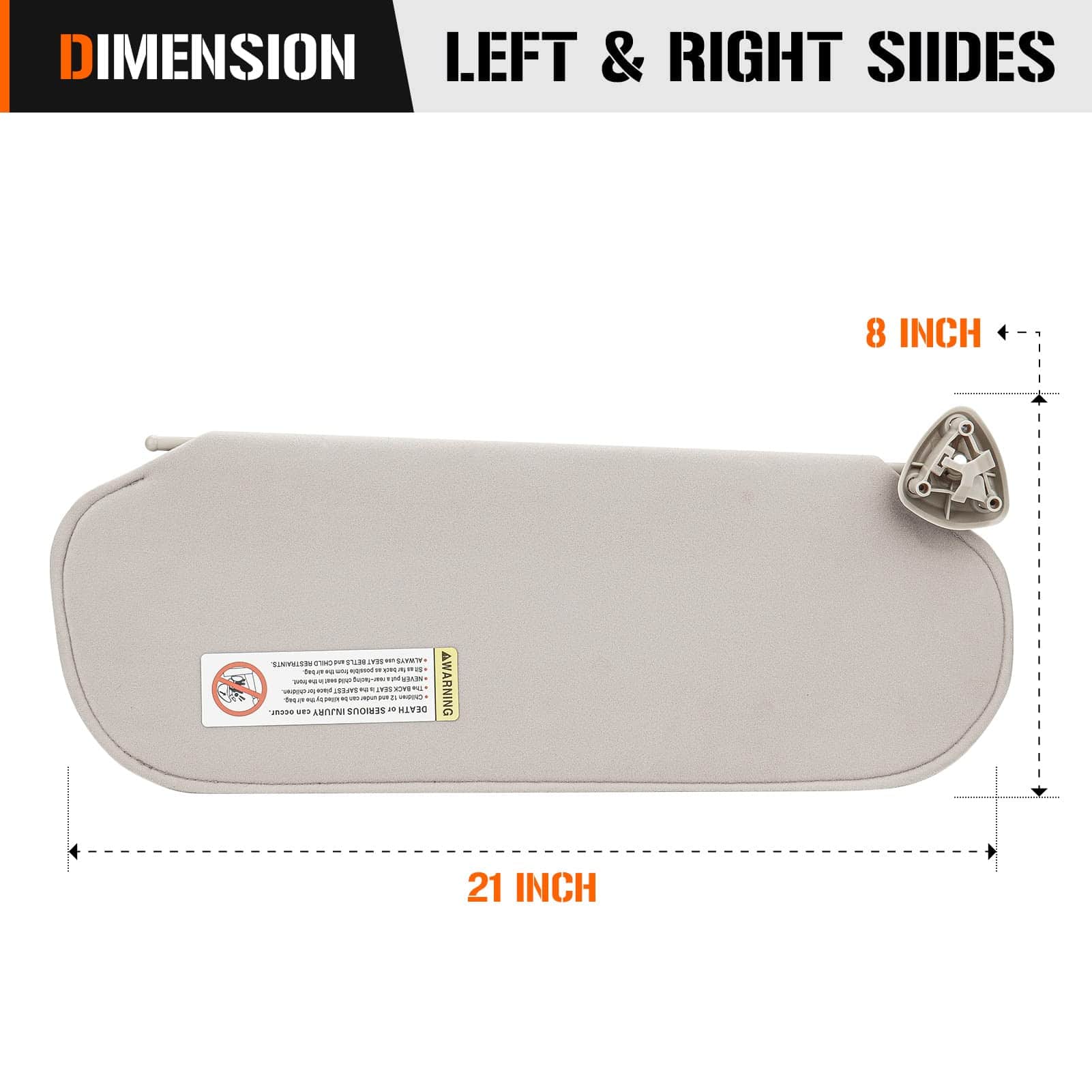 Visera solar izquierda y derecha para Chevy Express & GMC - Imagen 5