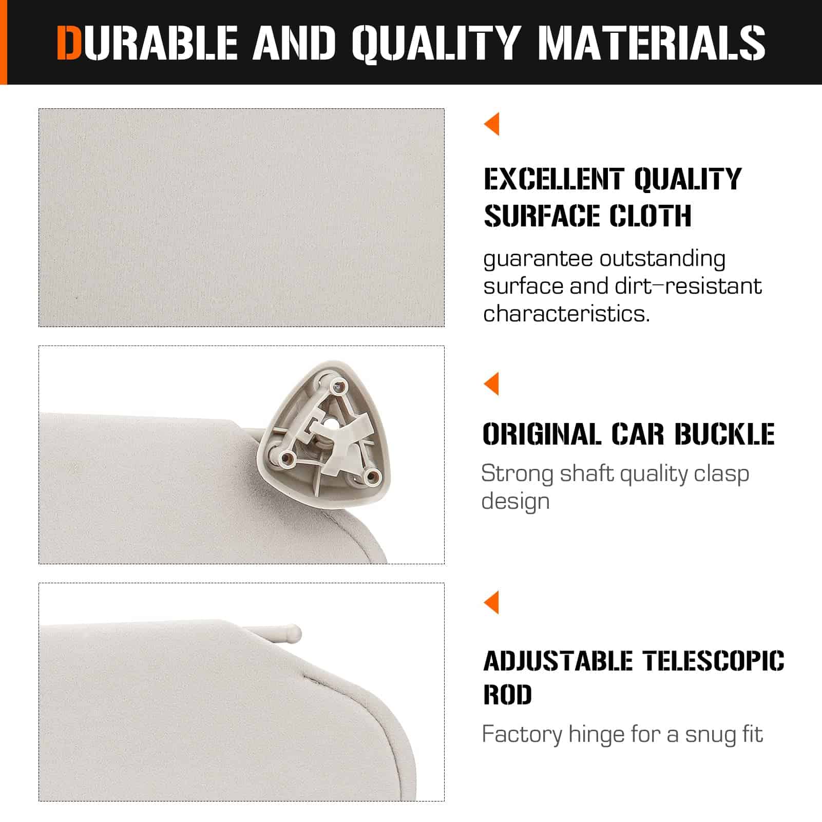 Visera solar izquierda y derecha para Chevy Express & GMC - Imagen 4