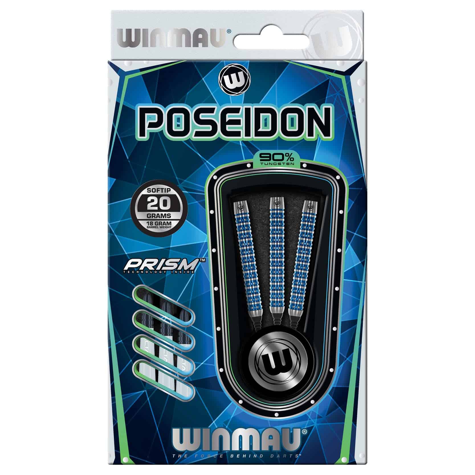Winmau Poseidon 20 gramos Juego de Dardos Profesionales con - Imagen 5