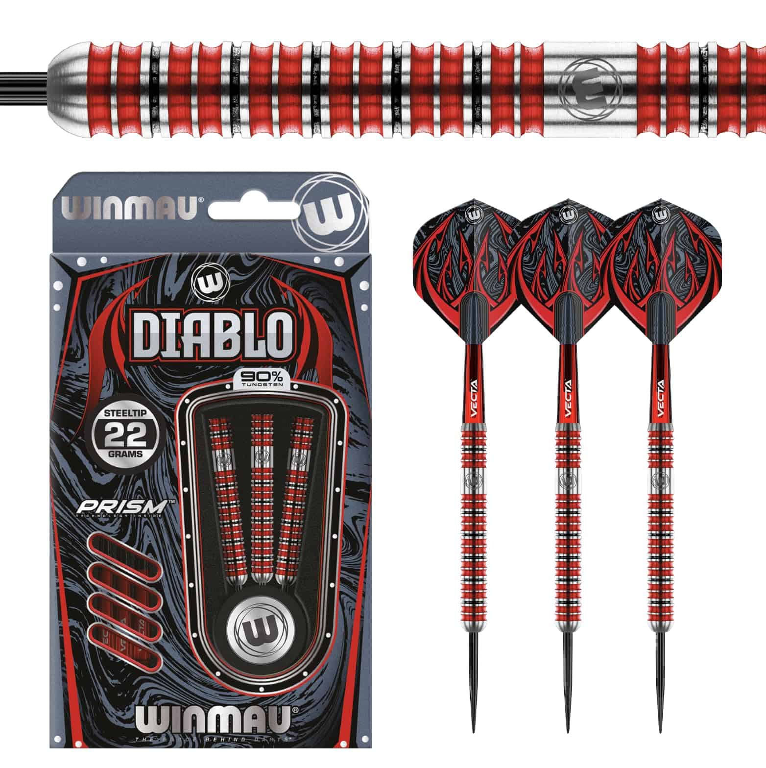Set de Dardos de Tungsteno Steeltip Profesional Winmau