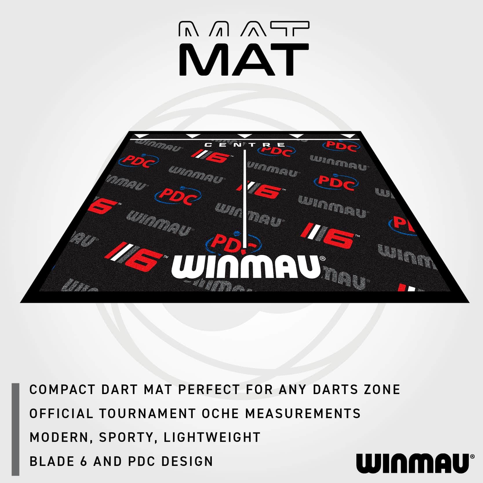 Tapete de Dardos Portátil Winmau Compact-Pro - Imagen 3