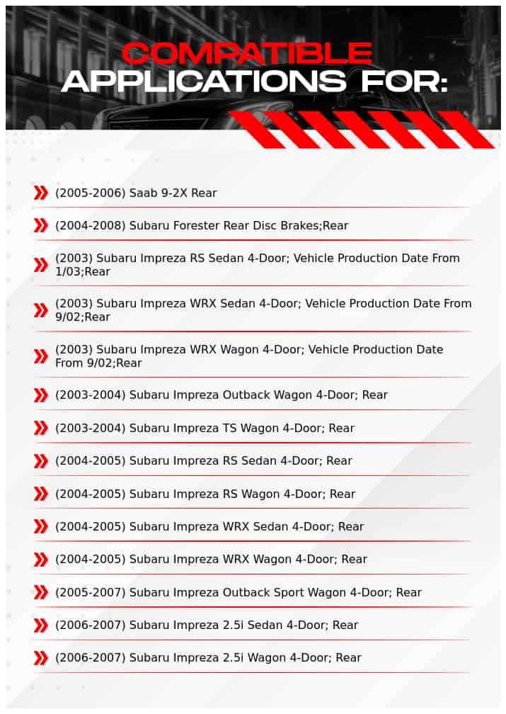 Kit de Frenos y Discos Traseros R1 Concepts | -, Impreza - Imagen 3