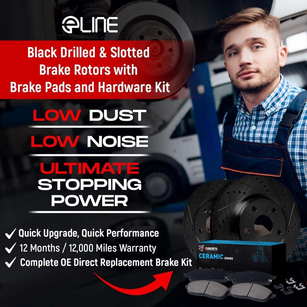 Kit de Frenos Delanteros y Discos de R1 Concepts | - Imagen 4