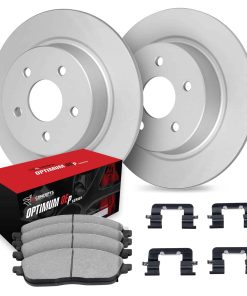 Kit de Frenos y Rotores Traseros R1 Concepts | Pastillas de