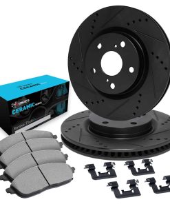 Kit de Frenos y Rotores Delanteros R1 Concepts | Pastillas