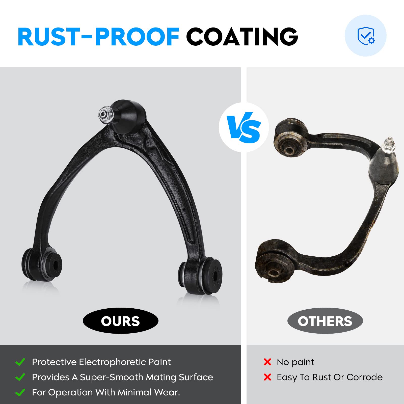 Brazo de control superior izquierdo delantero K80669 para - Imagen 7