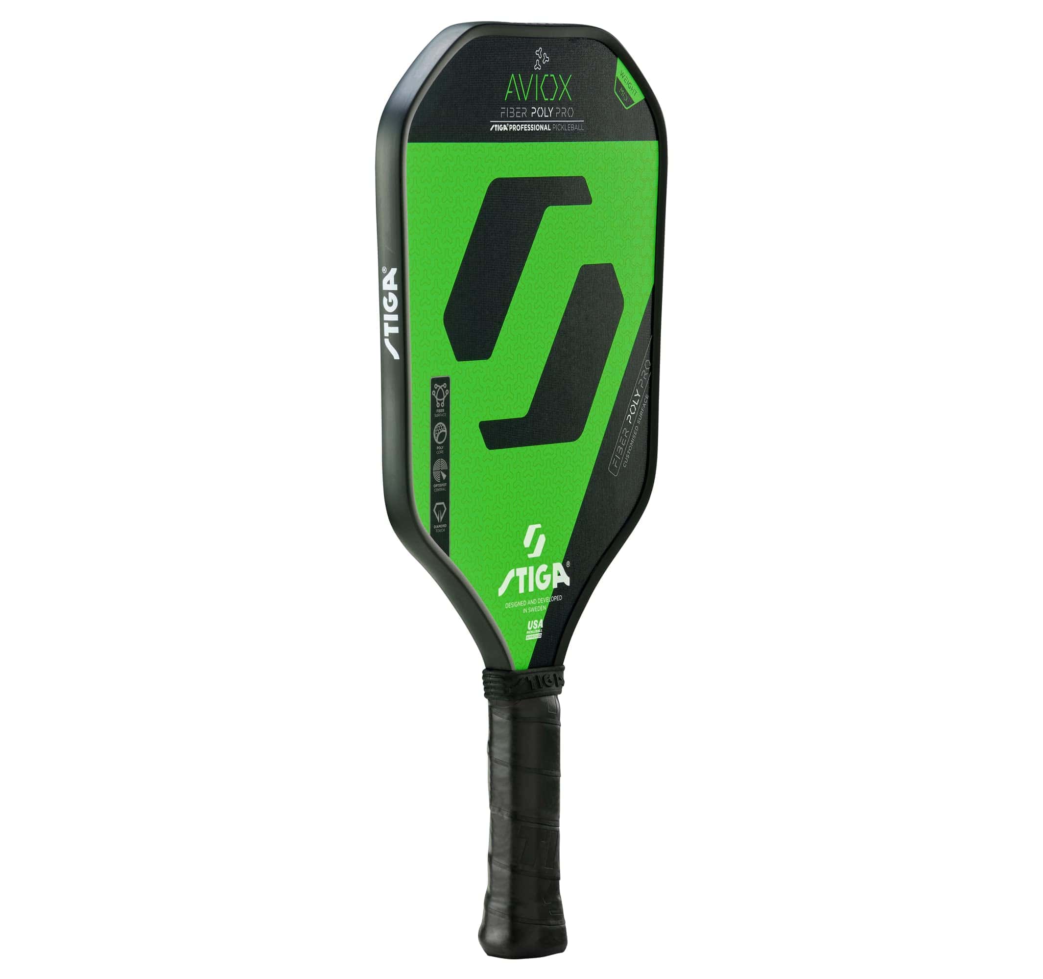 Paleta de Pickleball STIGA Aviox Fiber Poly Pro -Verde - Imagen 4