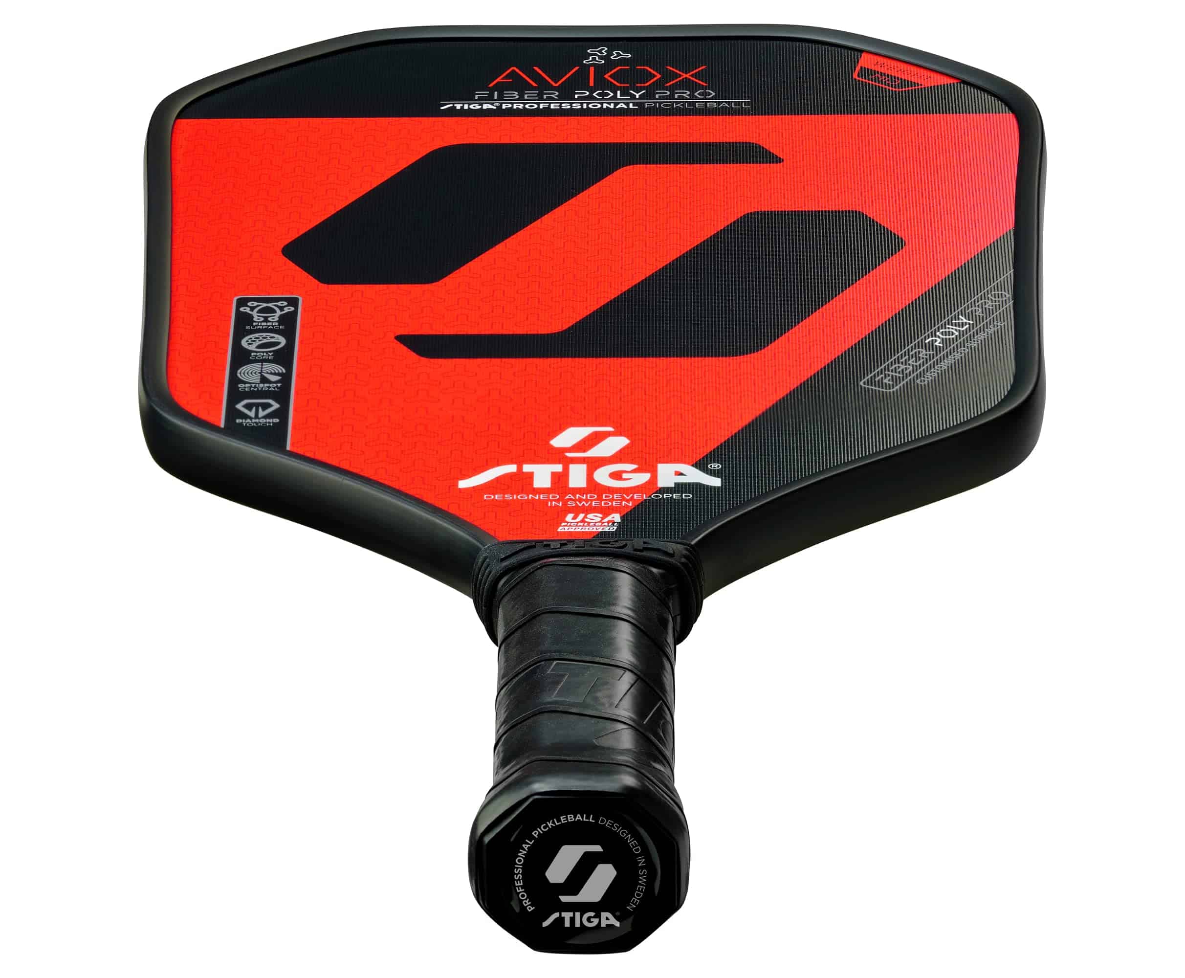 Paleta de Pickleball STIGA Aviox Fiber Poly Pro -Rojo - Imagen 5