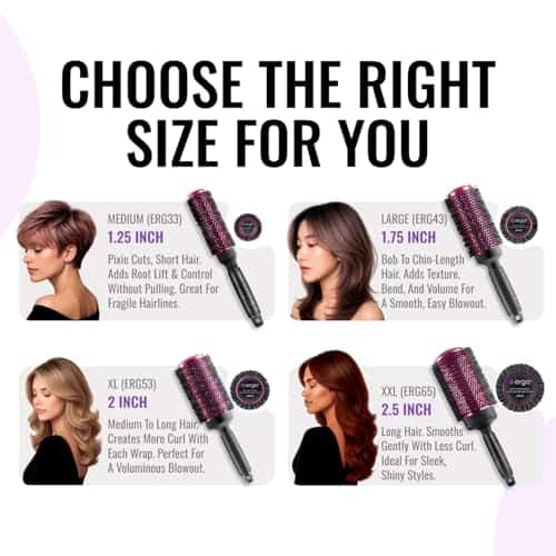 Cepillo Redondo Ergo Super Gentle para Secado - Calidad de - Imagen 3