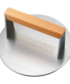 Prensa de Hamburguesa Manucode de 8 Pulgadas, 3.1 Lb, Apto