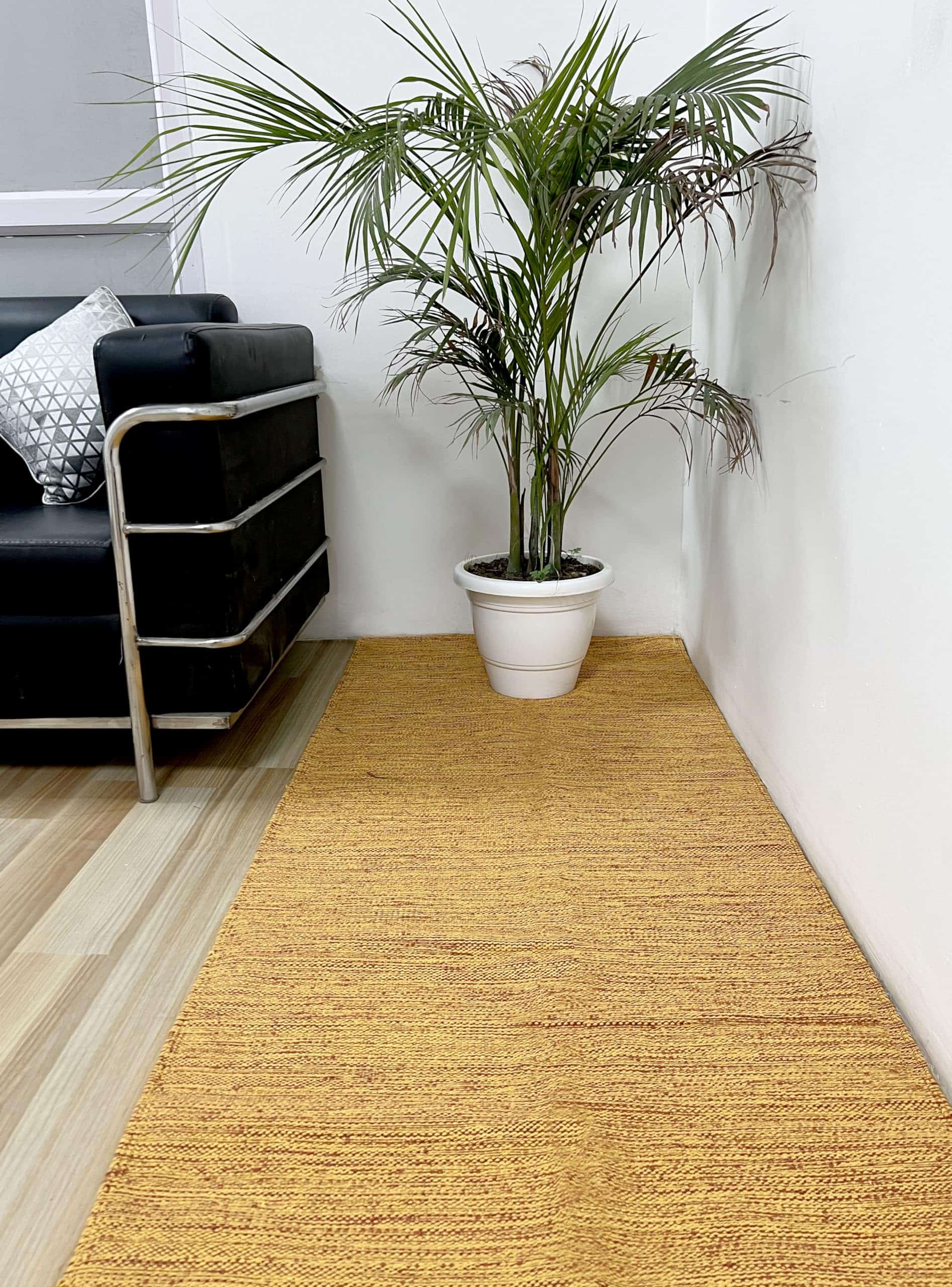 Tapete de Yoga de Algodón Hecho a Mano LFH -Marigold - Imagen 3