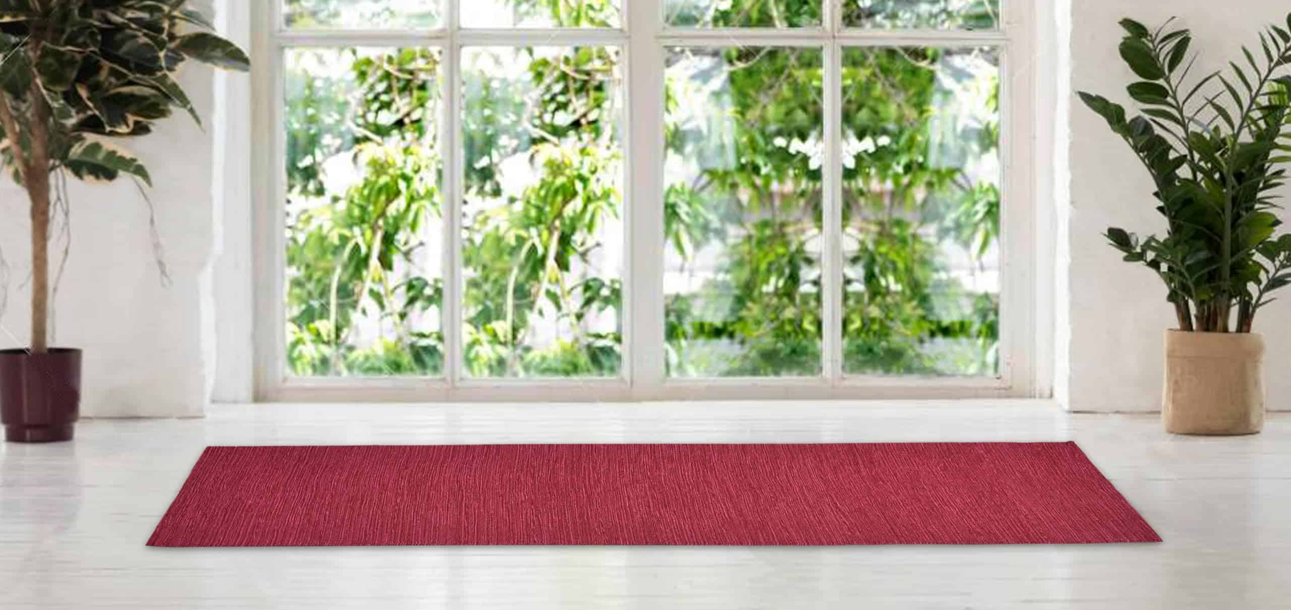 Tapete de yoga de algodón LFH Home - Hecho a mano, - Imagen 3