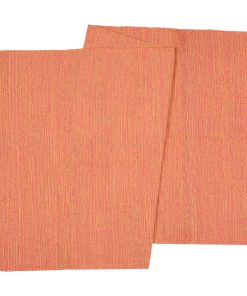 Tapete de Yoga de Algodón Hecho a Mano -Naranja