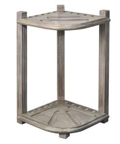 Rack de esquina Deluxe para palos de billar en piso CROWN