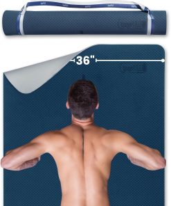 Tapete de Yoga Extra Ancho Gogokiwi para -Azul Medianoche