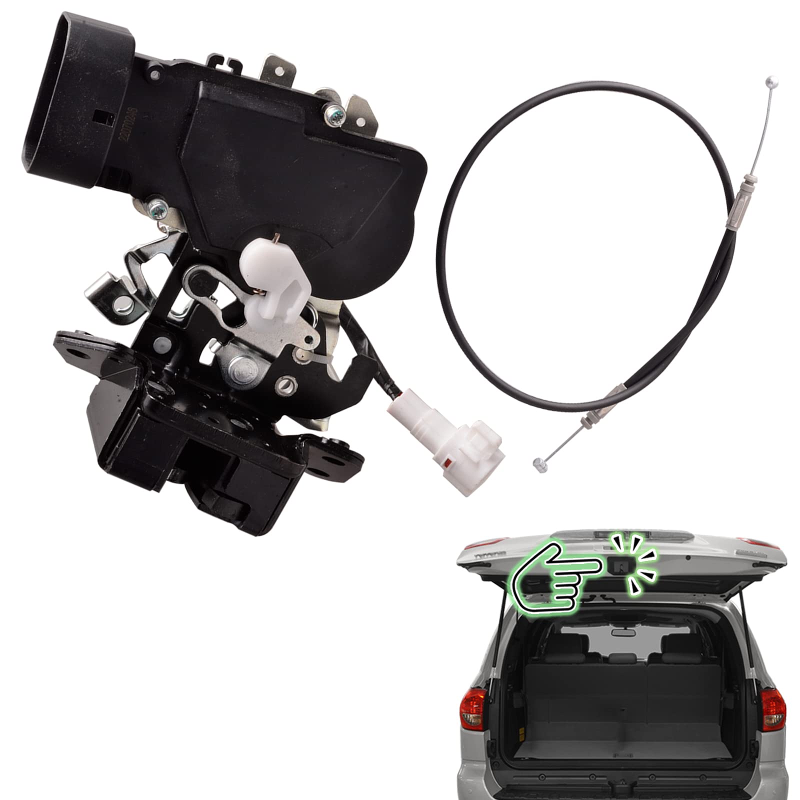 Actuador de cerradura de maletero trasero de repuesto