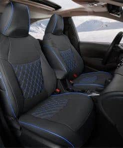 Juego Completo de Fundas para Asientos de Coche -Negro y Azu