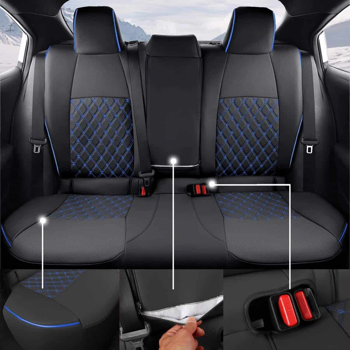 Juego de Fundas de Asiento para Automóvil GIANT PANDA - Imagen 5